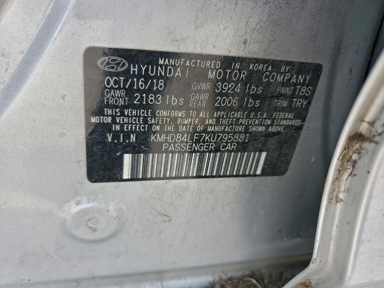 2019 HYUNDAI ELANTRA SEL photo 13