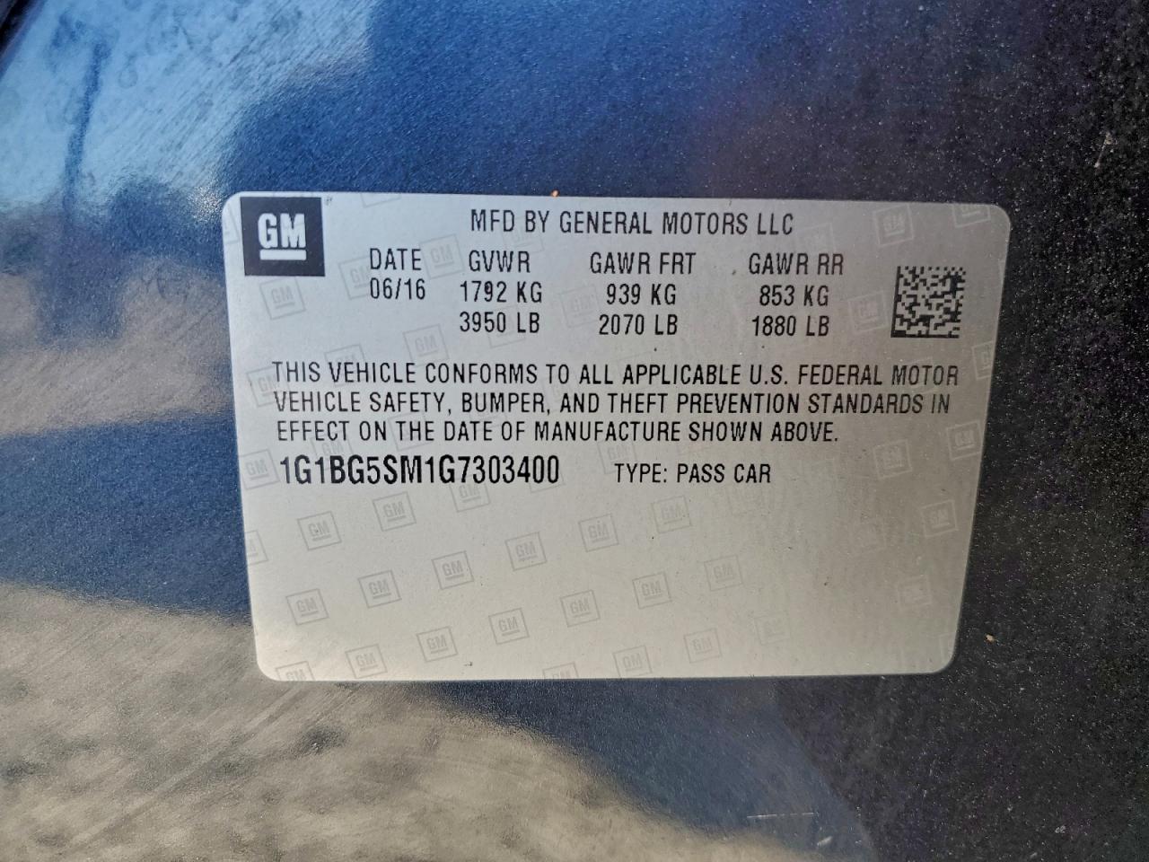 2016 CHEVROLET CRUZE PREMIER photo 13