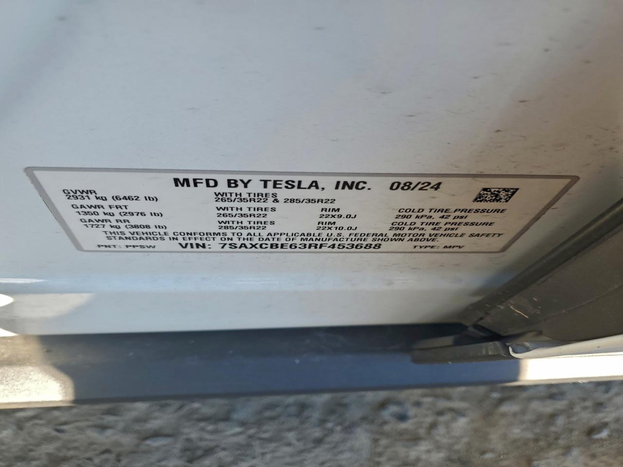 2024 TESLA MODEL X photo 13