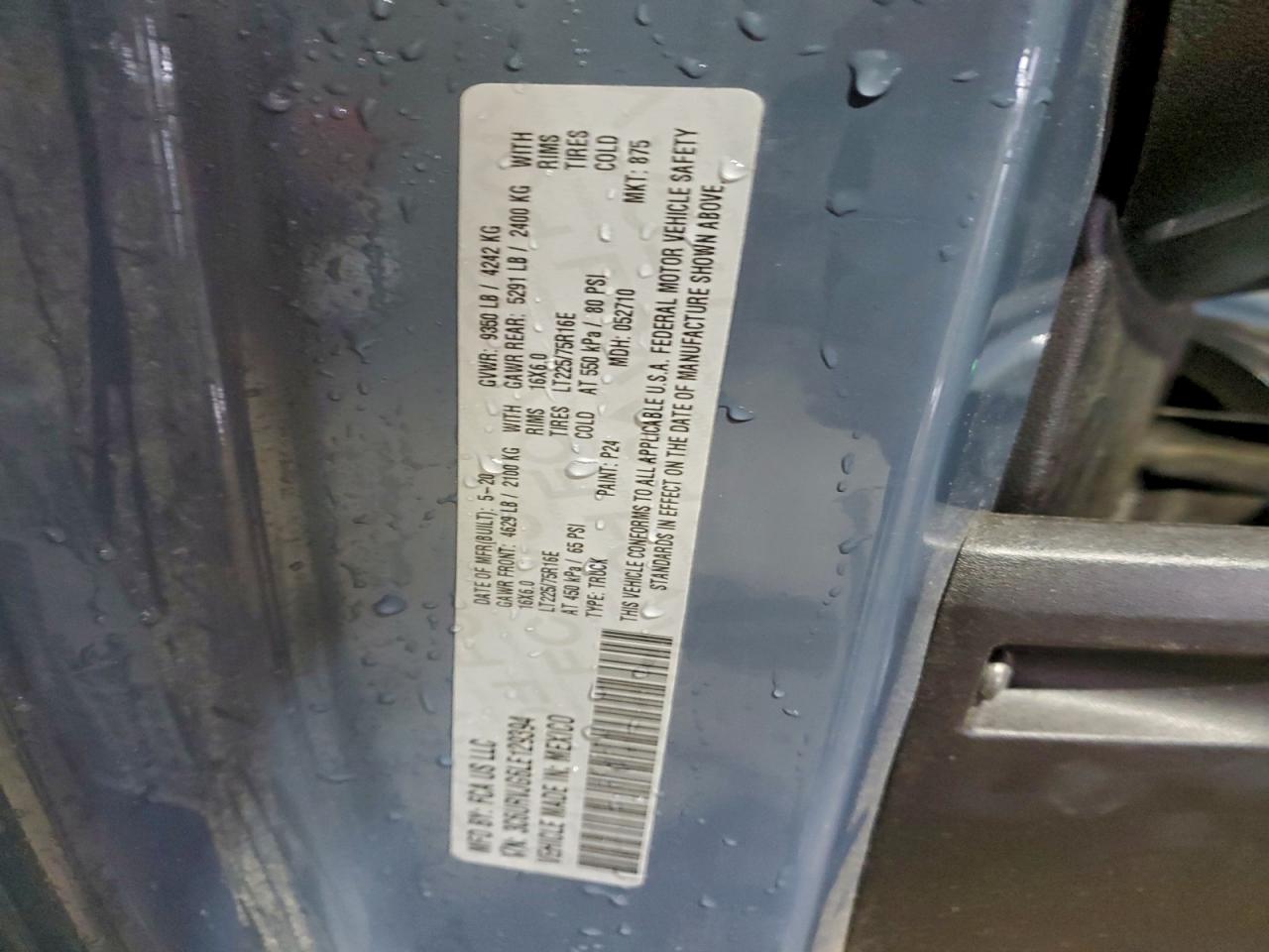 2020 RAM PROMASTER 3500 3500 HIGH photo 14
