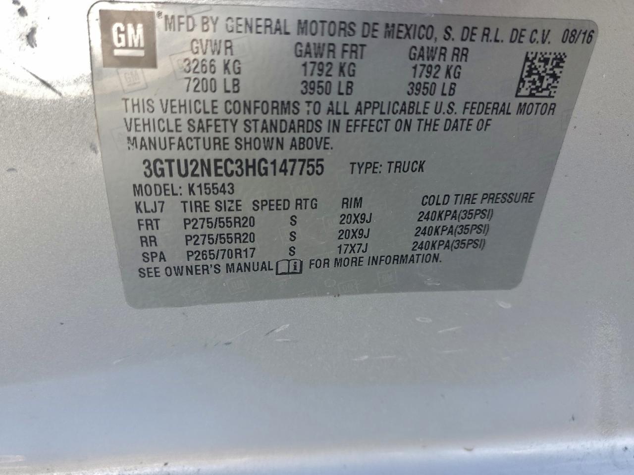 2017 GMC SIERRA K1500 SLT photo 12