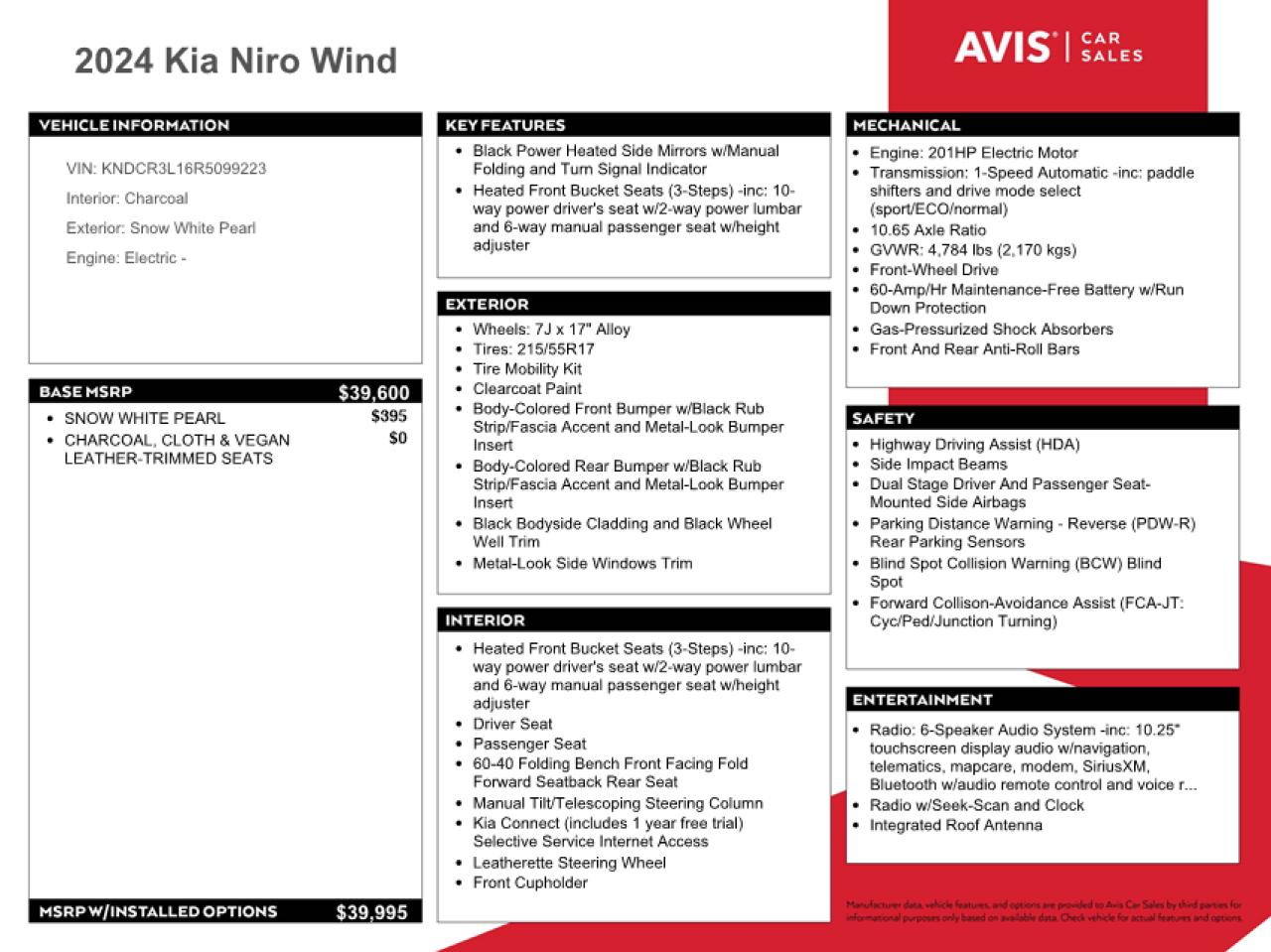2024 KIA NIRO WIND photo 12