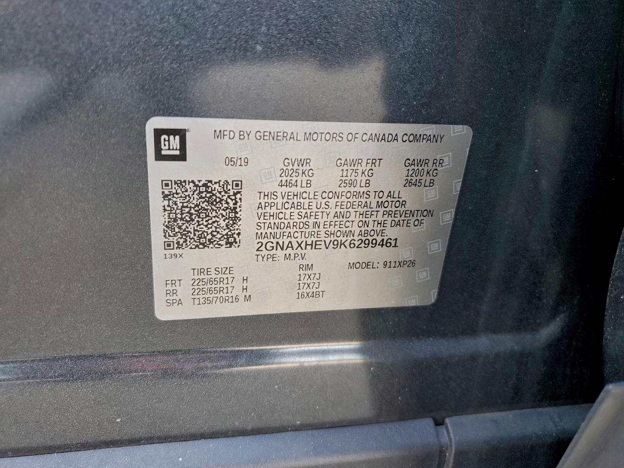 2019 CHEVROLET EQUINOX LS photo 13