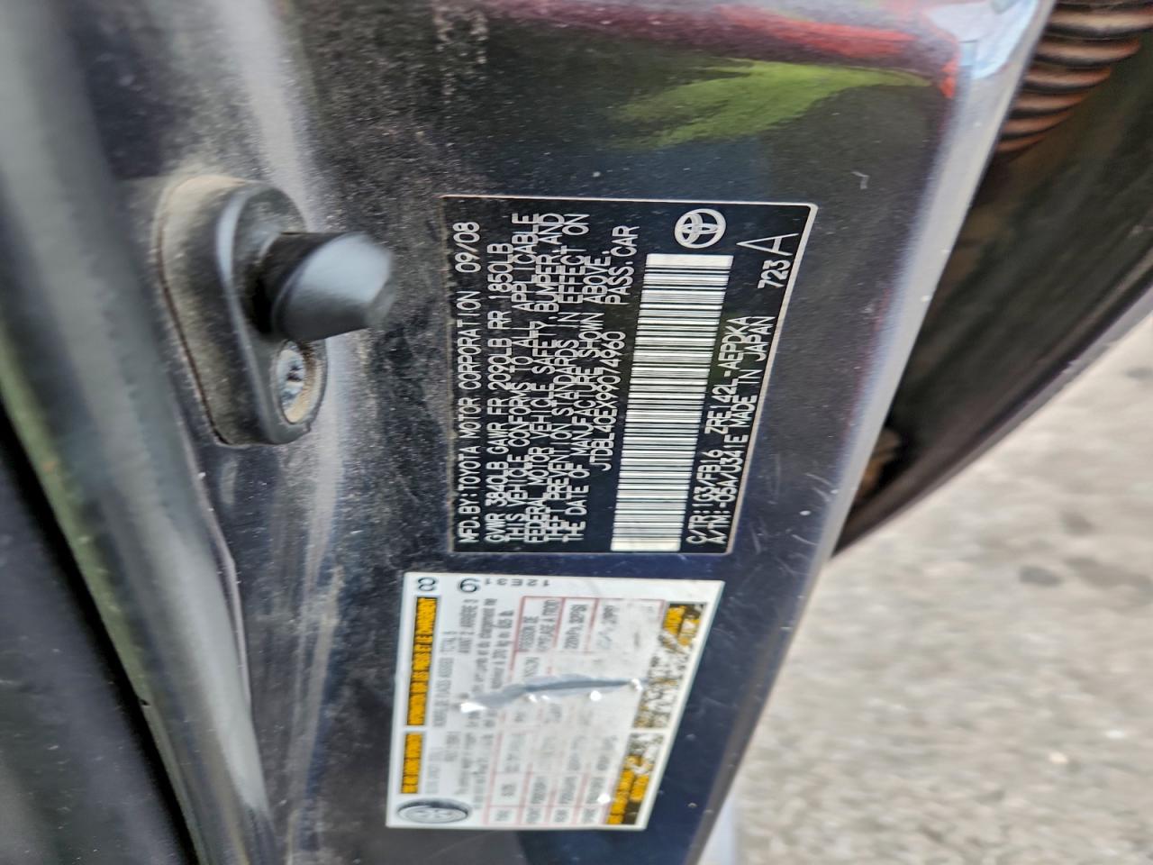 2009 TOYOTA COROLLA BASE photo 12