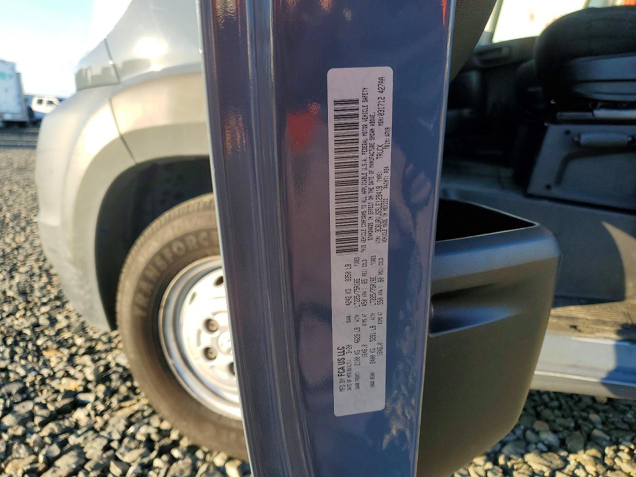 2020 RAM PROMASTER 3500 3500 HIGH photo 13