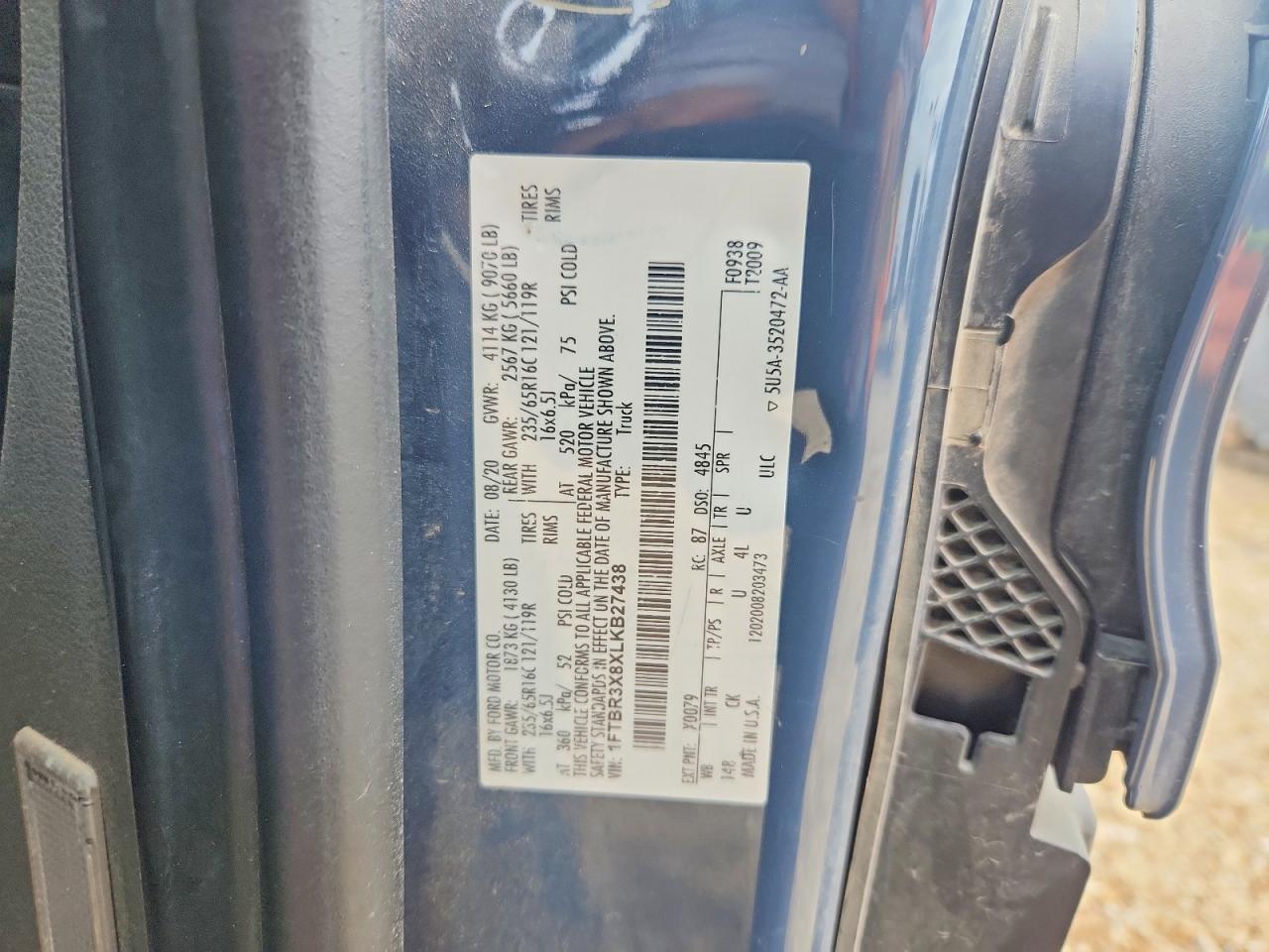 2020 FORD TRANSIT T-250 photo 25