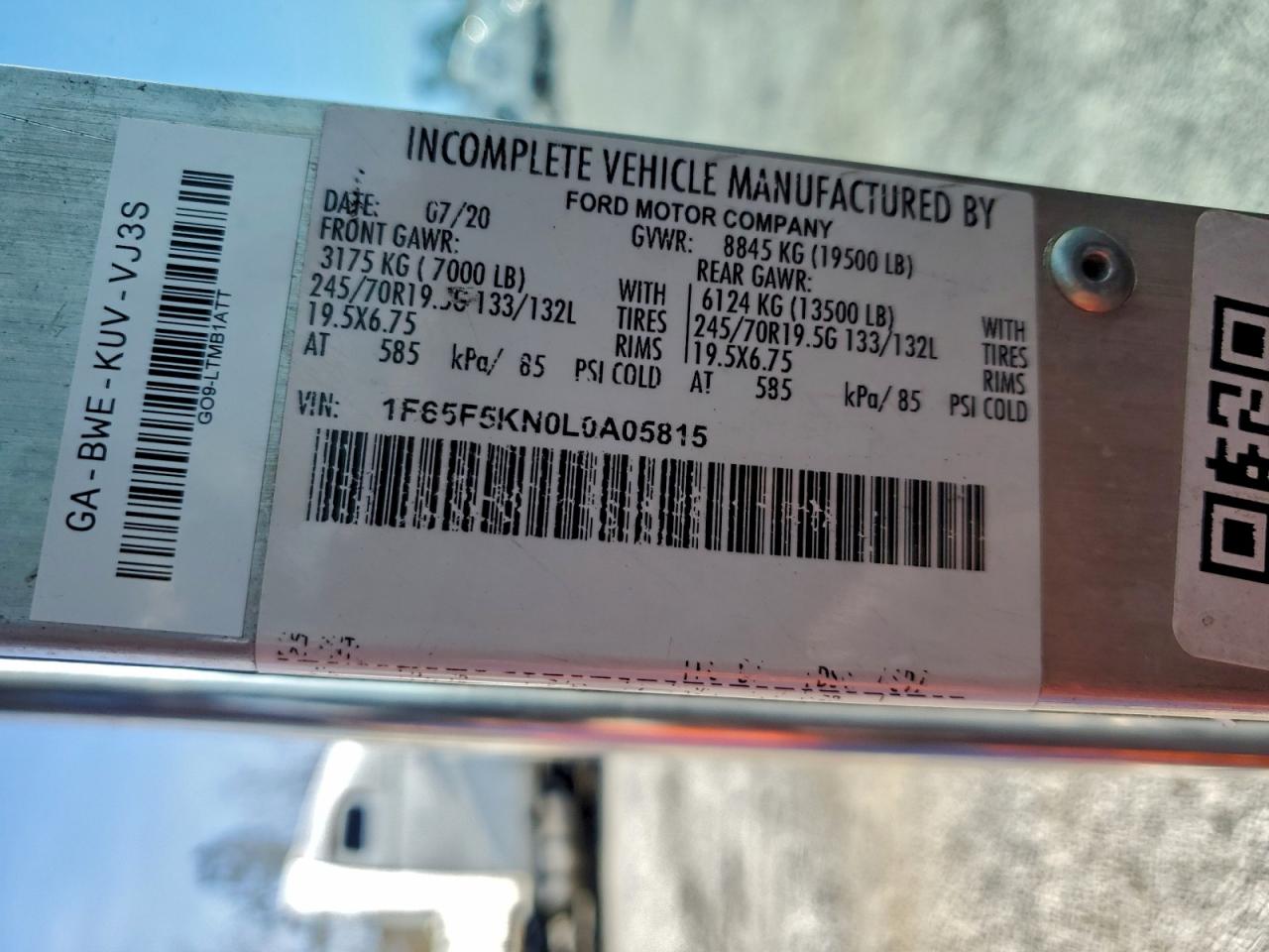 2020 FORD F59 DELIVERY TRUCK photo 12