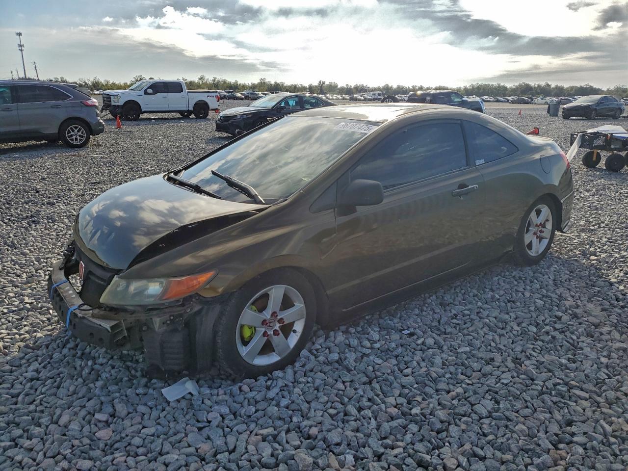 2007 HONDA CIVIC EX — FRONT END damage — photo 1