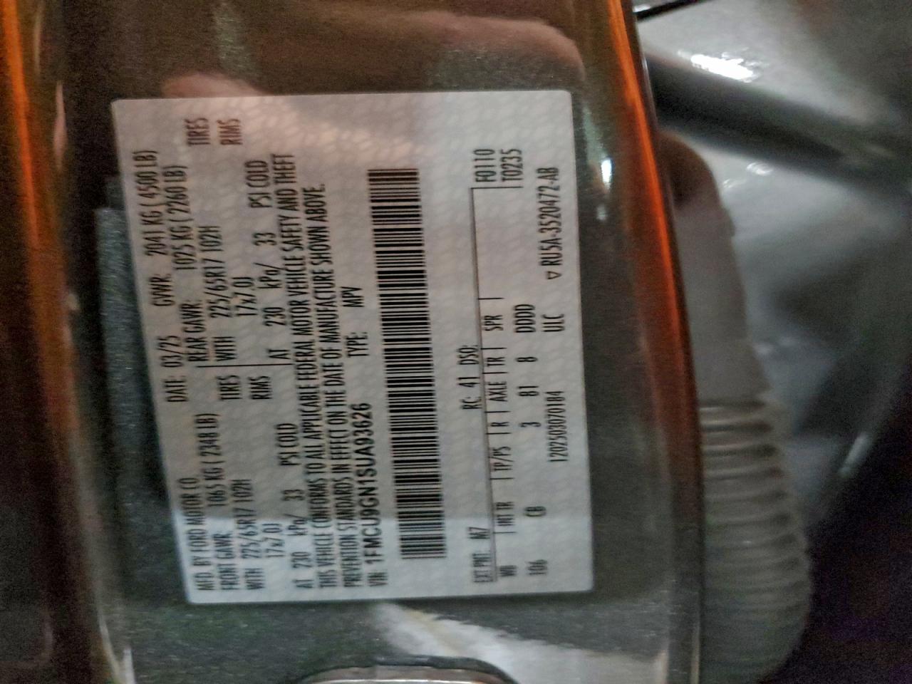 2025 FORD ESCAPE ACTIVE photo 13