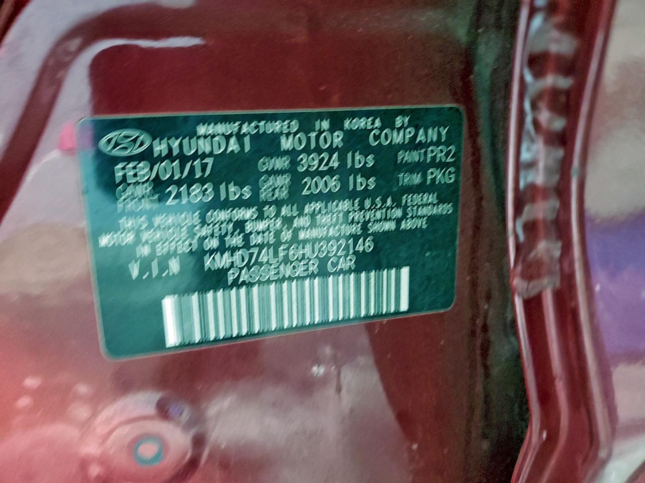 2017 HYUNDAI ELANTRA SE photo 23