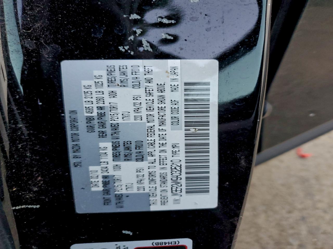 2010 MAZDA CX-7 photo 12