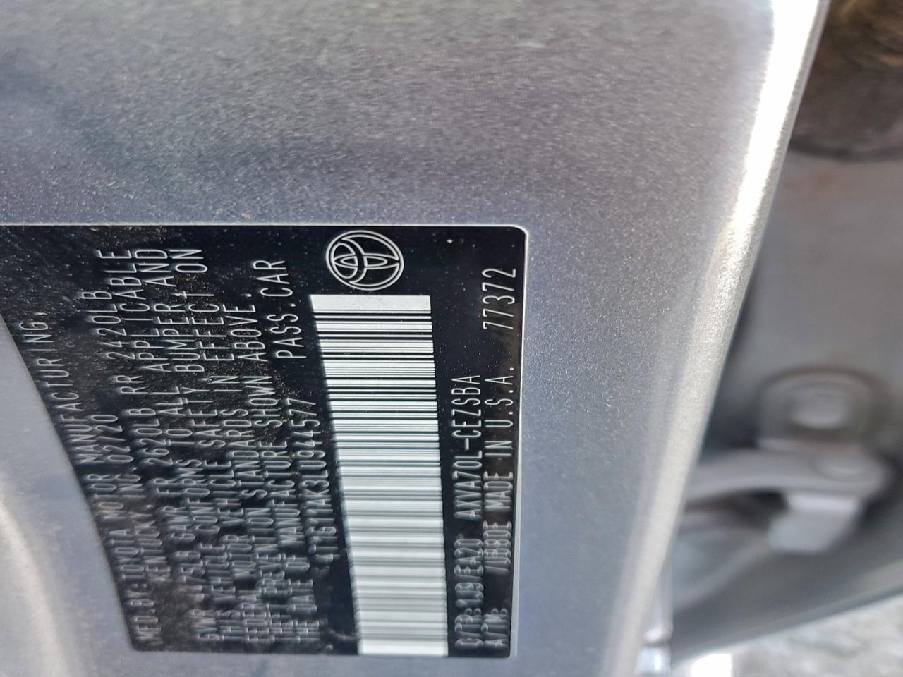 2020 TOYOTA CAMRY SE photo 13