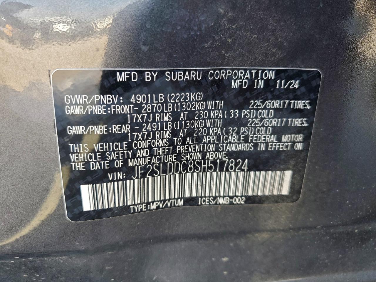 2025 SUBARU FORESTER PREMIUM photo 14