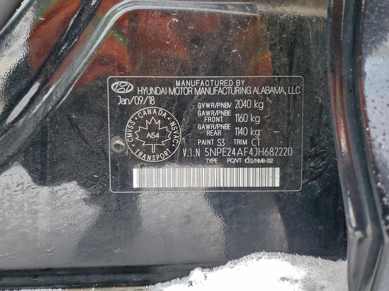 2018 HYUNDAI SONATA SE photo 12