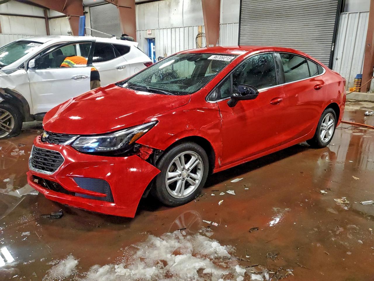 2017 CHEVROLET CRUZE LT — FRONT END damage — photo 1