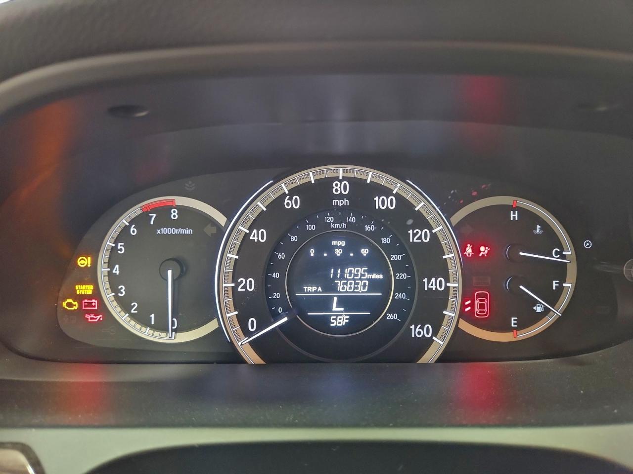 2017 HONDA ACCORD EXL photo 9
