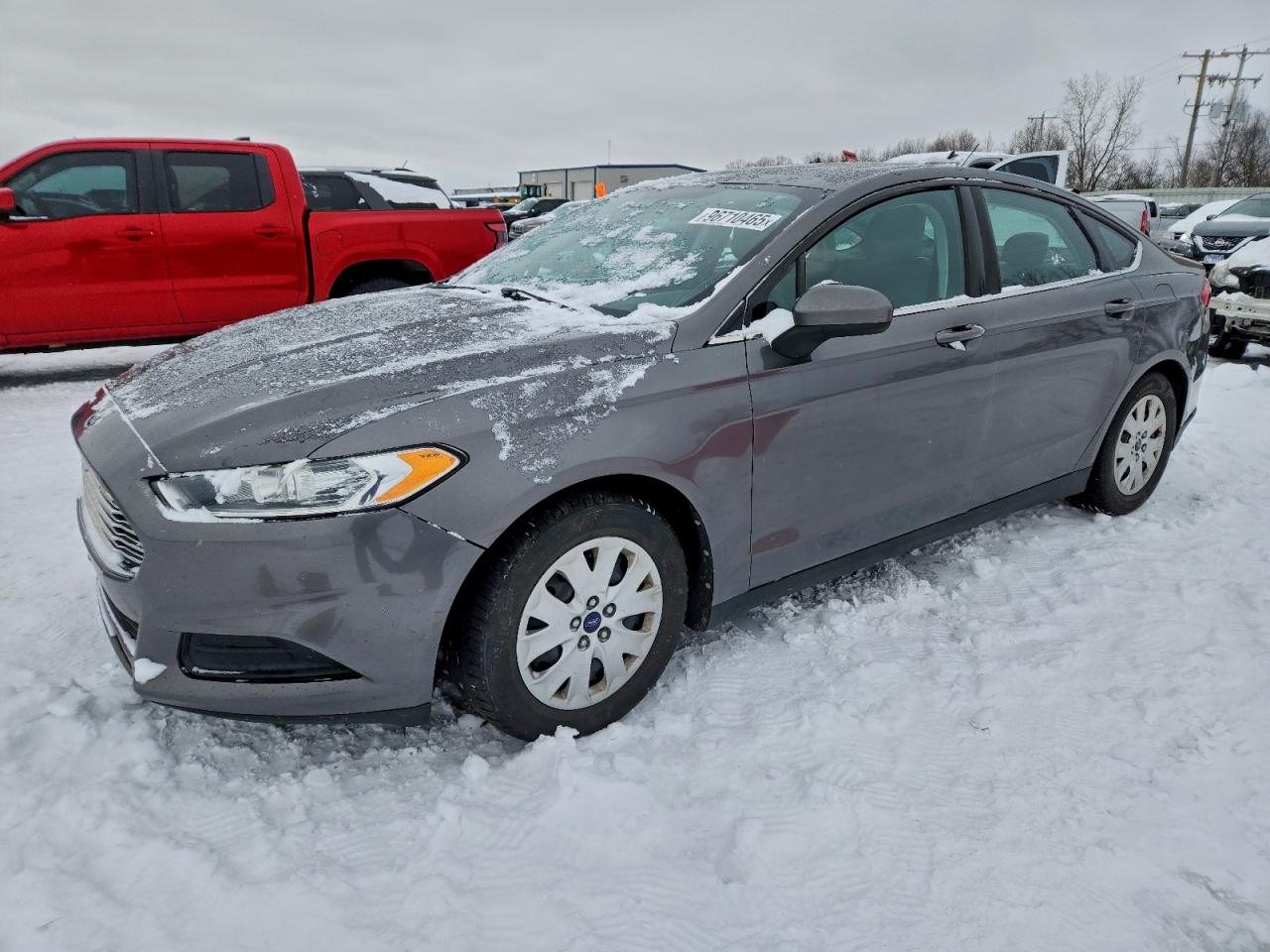 2013 FORD FUSION S — FRONT END damage — photo 1