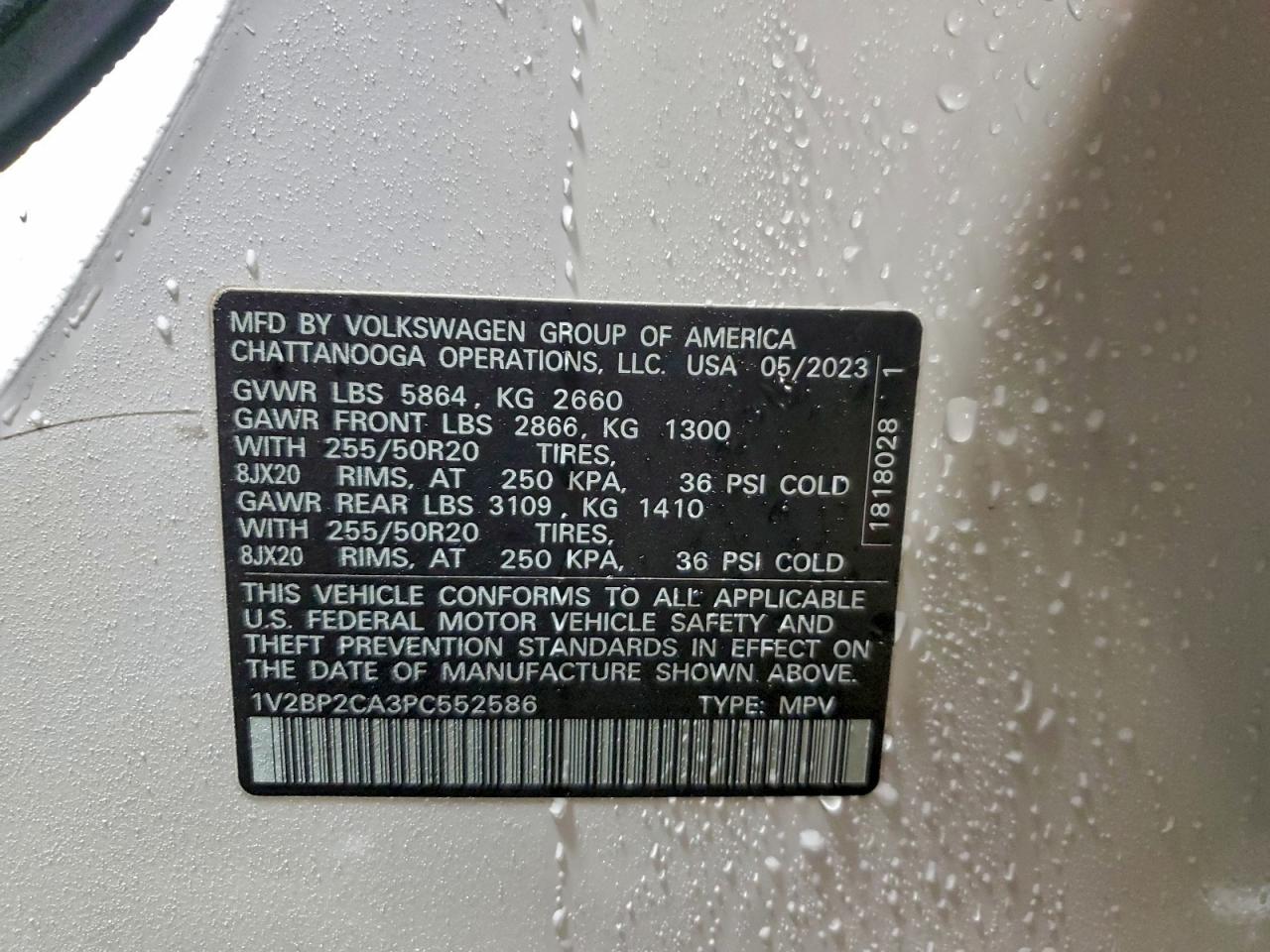 2023 VOLKSWAGEN ATLAS SEL photo 23