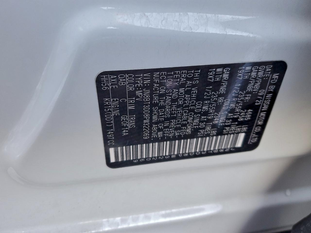 2023 NISSAN ROGUE PLATINUM photo 14