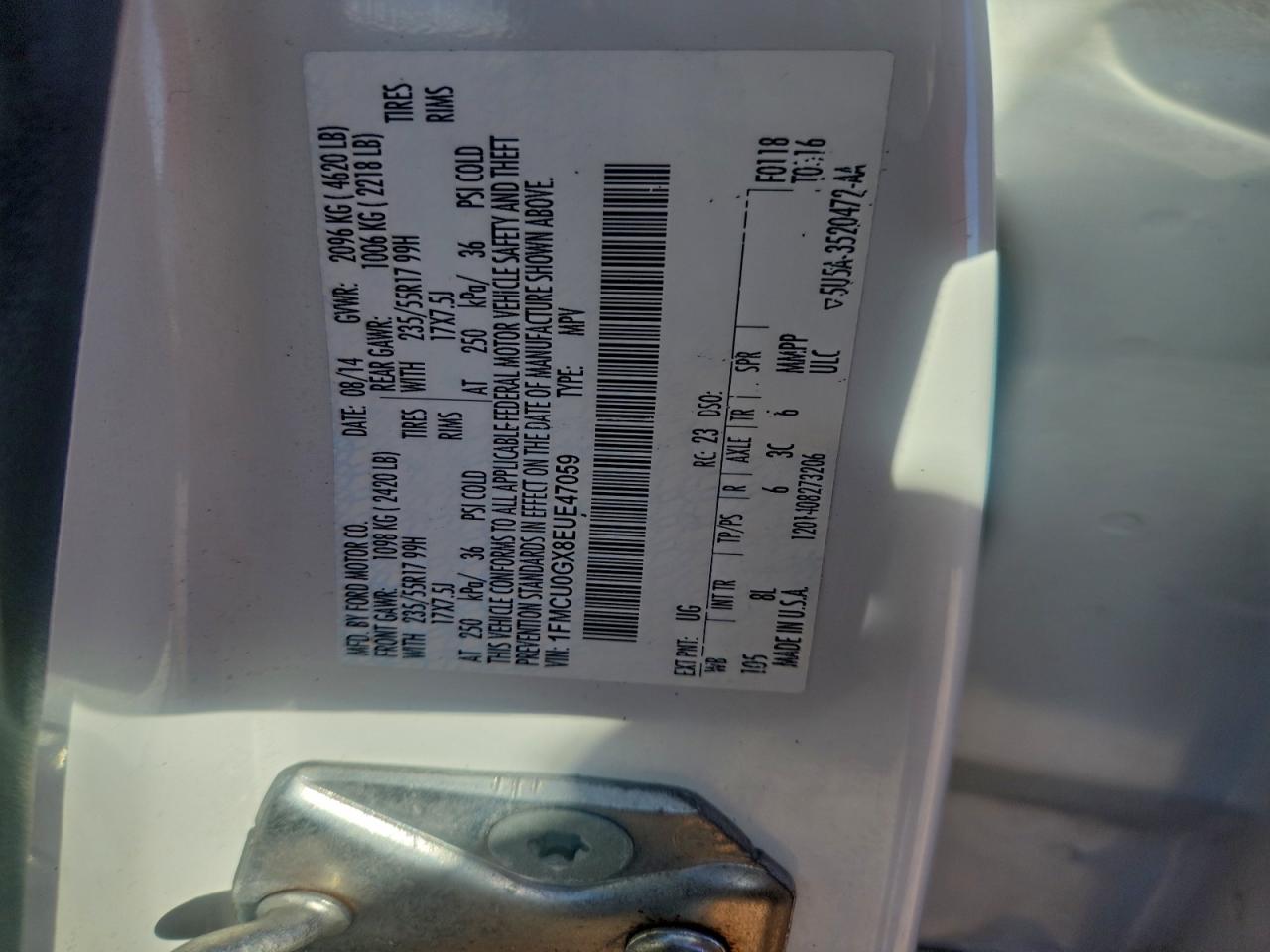 2014 FORD ESCAPE SE photo 13