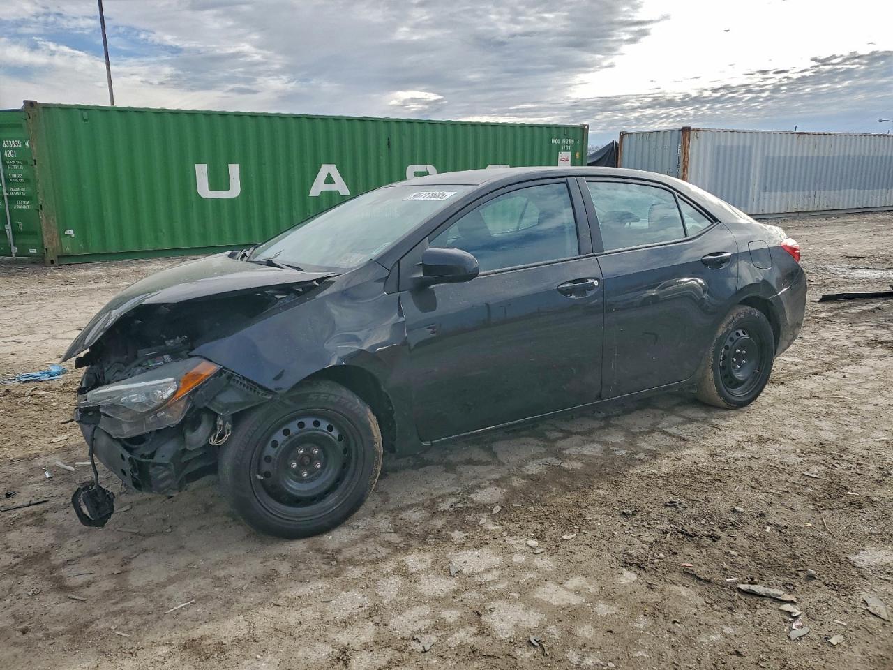 2018 TOYOTA COROLLA L — FRONT END damage — photo 1