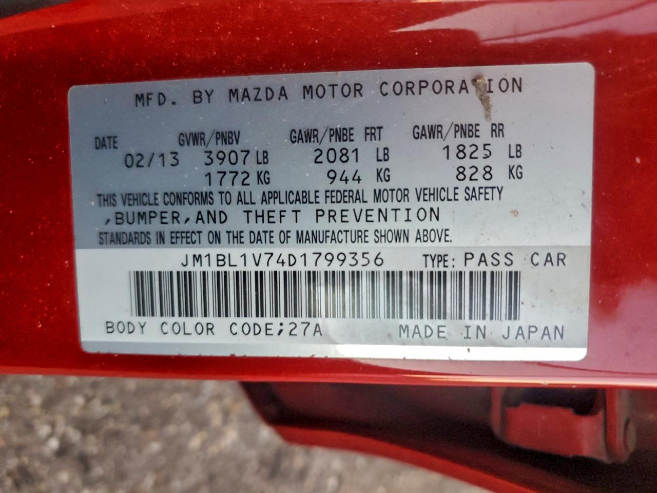 2013 MAZDA 3 I photo 13