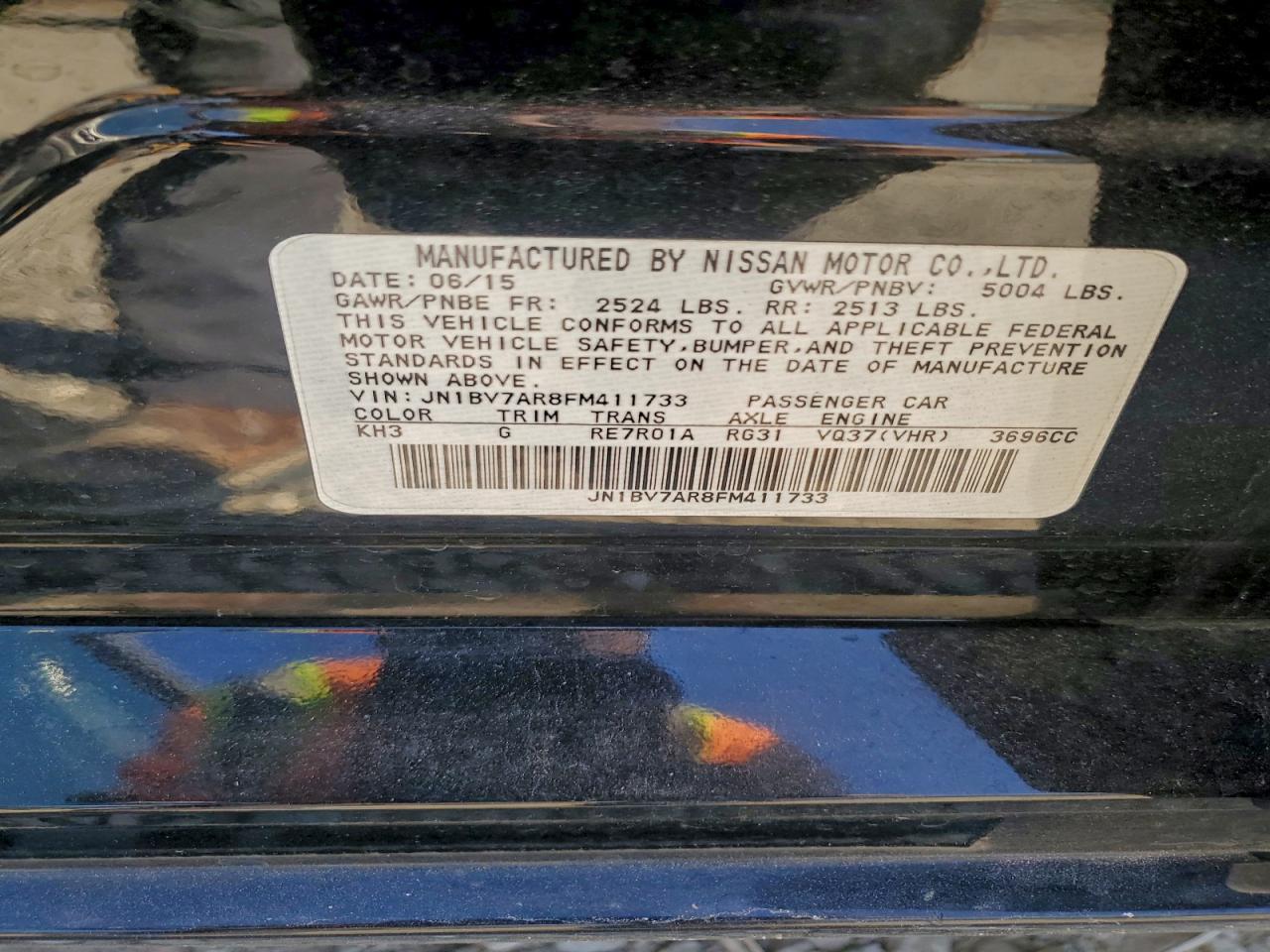 2015 INFINITI Q50 BASE photo 12