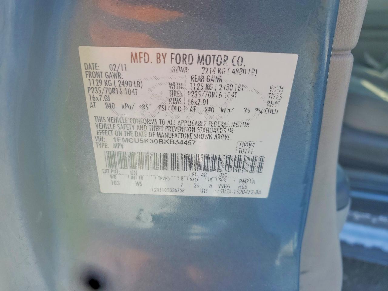 2011 FORD ESCAPE HYBRID photo 12