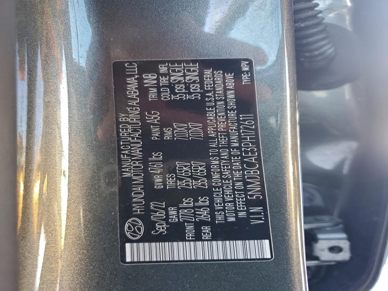 2023 HYUNDAI TUCSON SEL photo 12