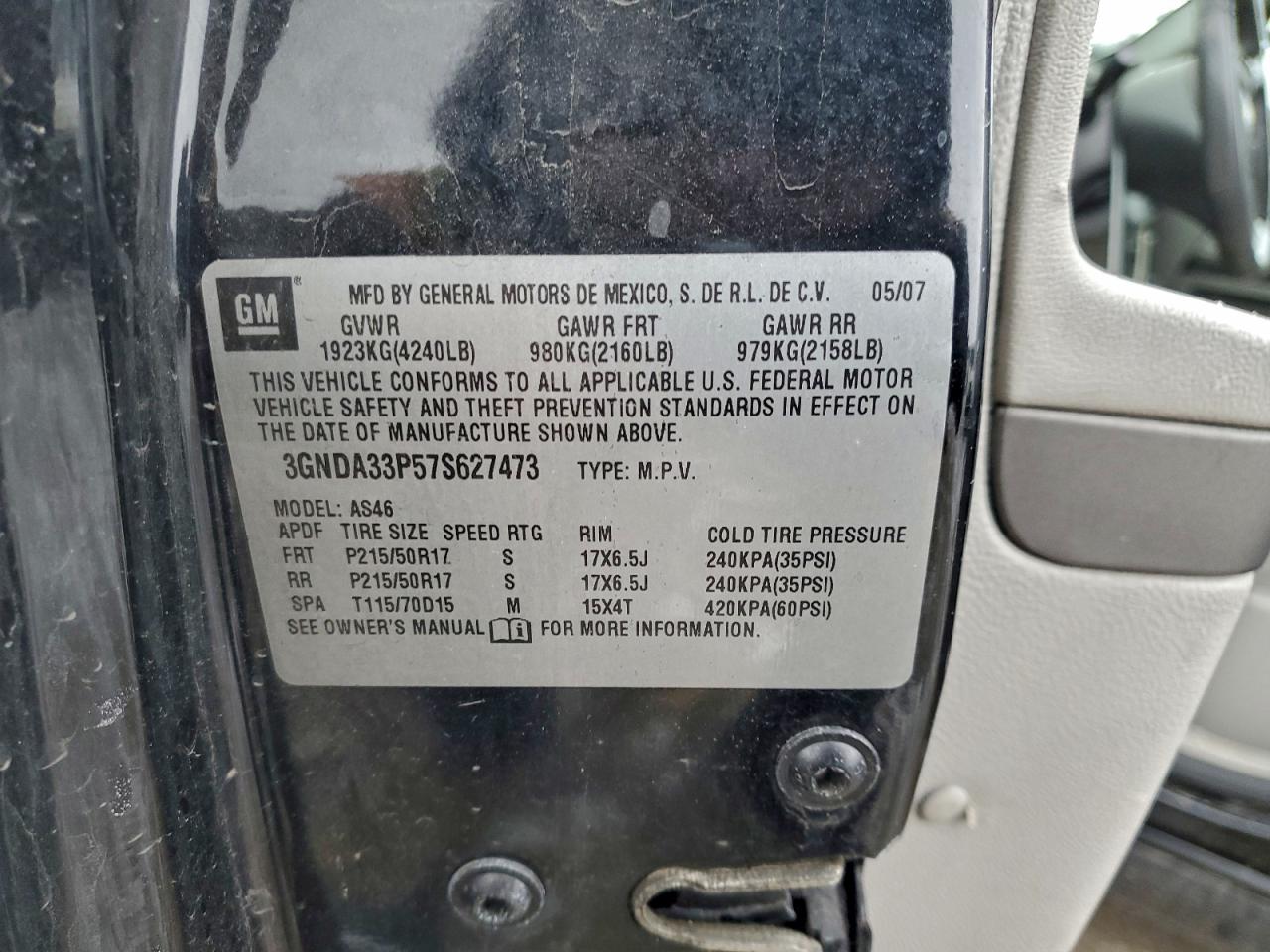 2007 CHEVROLET HHR LT photo 12