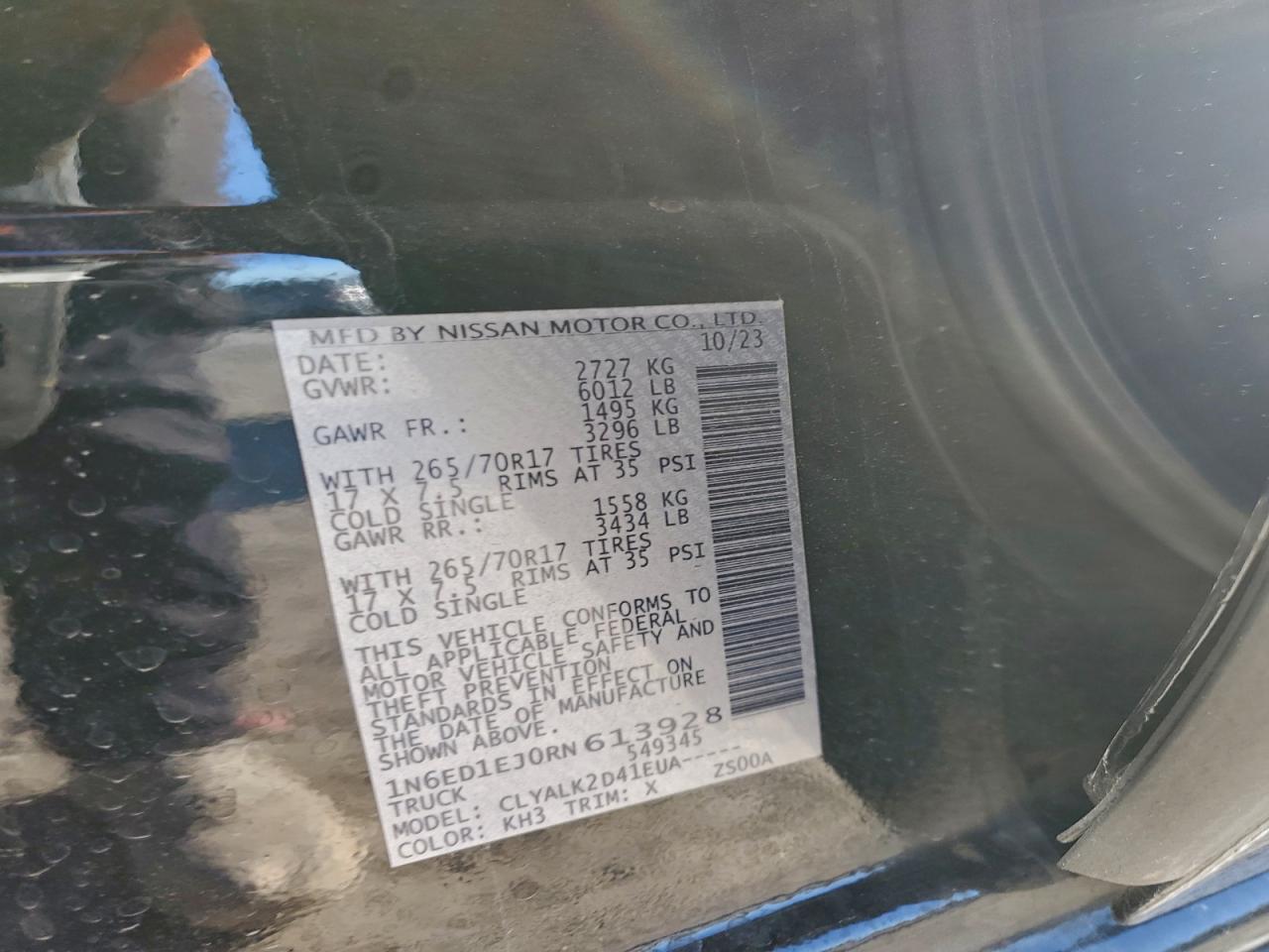 2024 NISSAN FRONTIER S photo 13