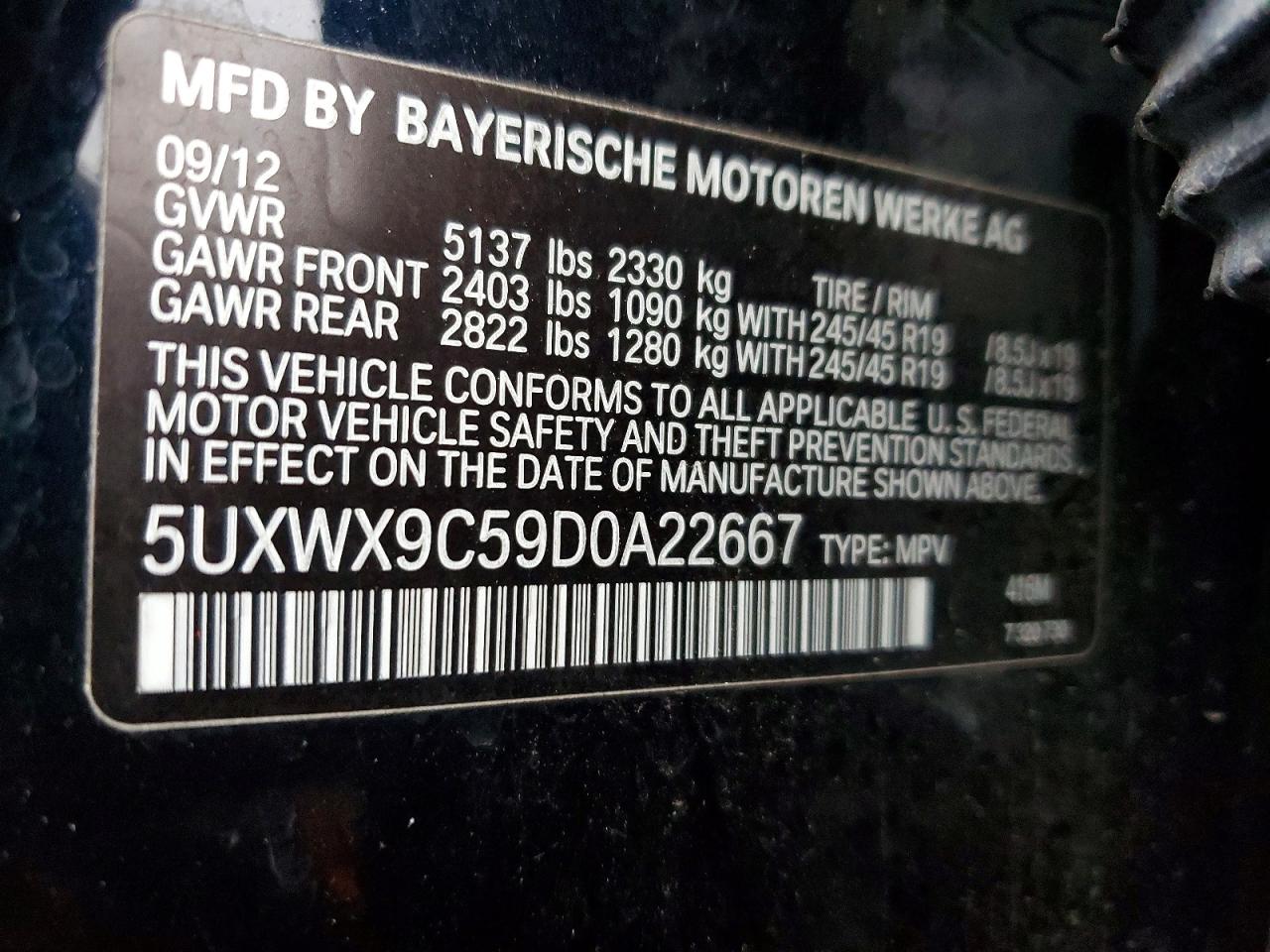 2013 BMW X3 XDRIVE28I photo 13