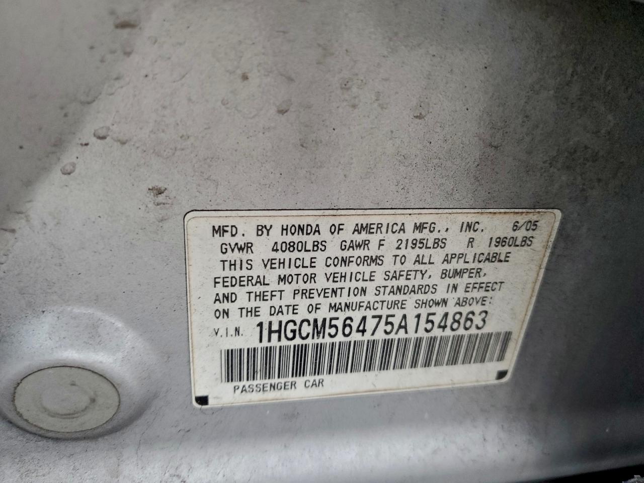 2005 HONDA ACCORD photo 12