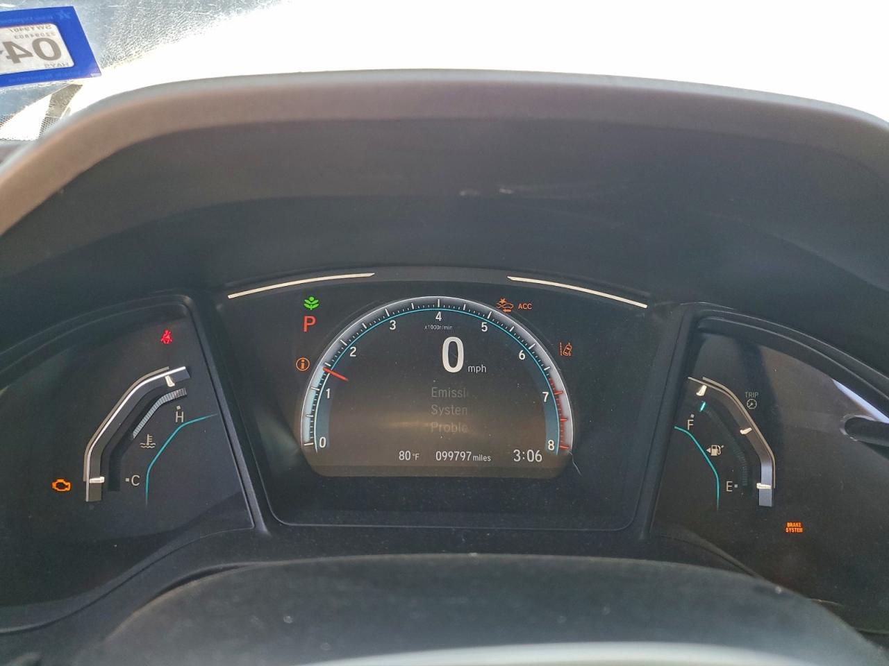 2020 HONDA CIVIC LX photo 9