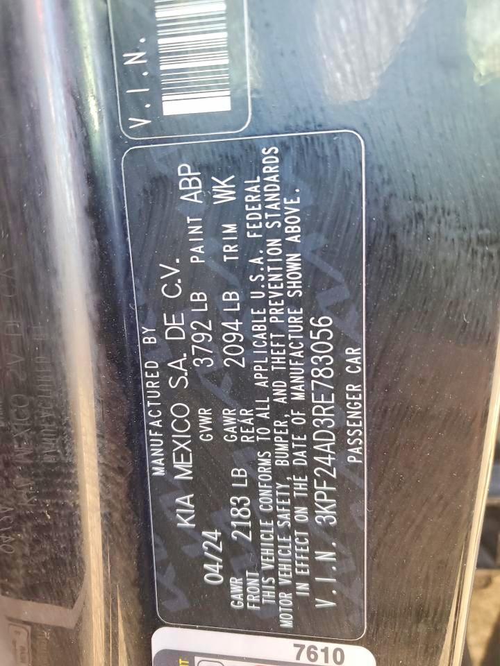 2024 KIA FORTE LX photo 13