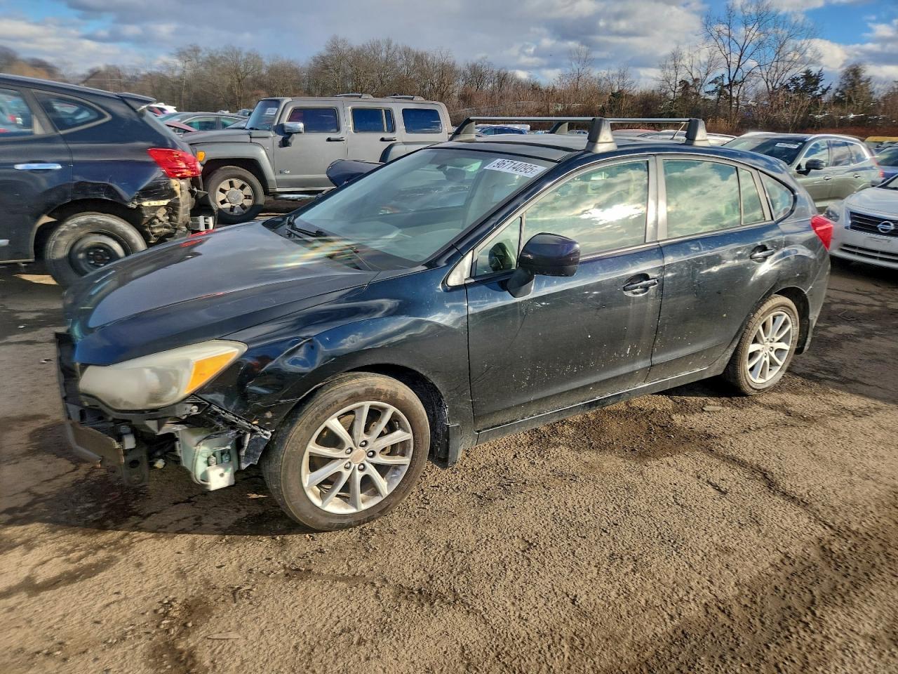 2012 SUBARU IMPREZA PREMIUM — FRONT END damage — photo 1