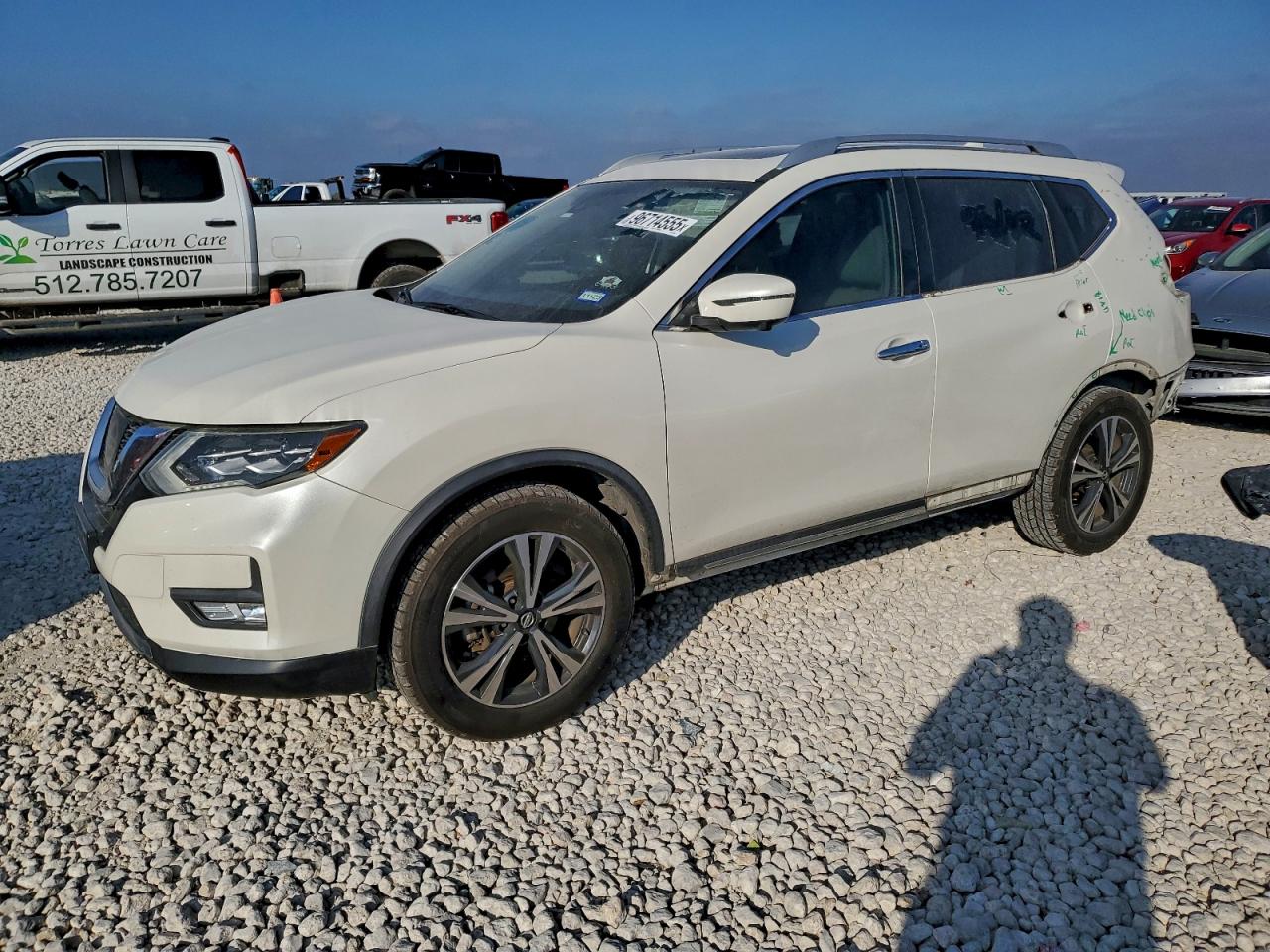 2017 NISSAN ROGUE S — REAR END damage — photo 1