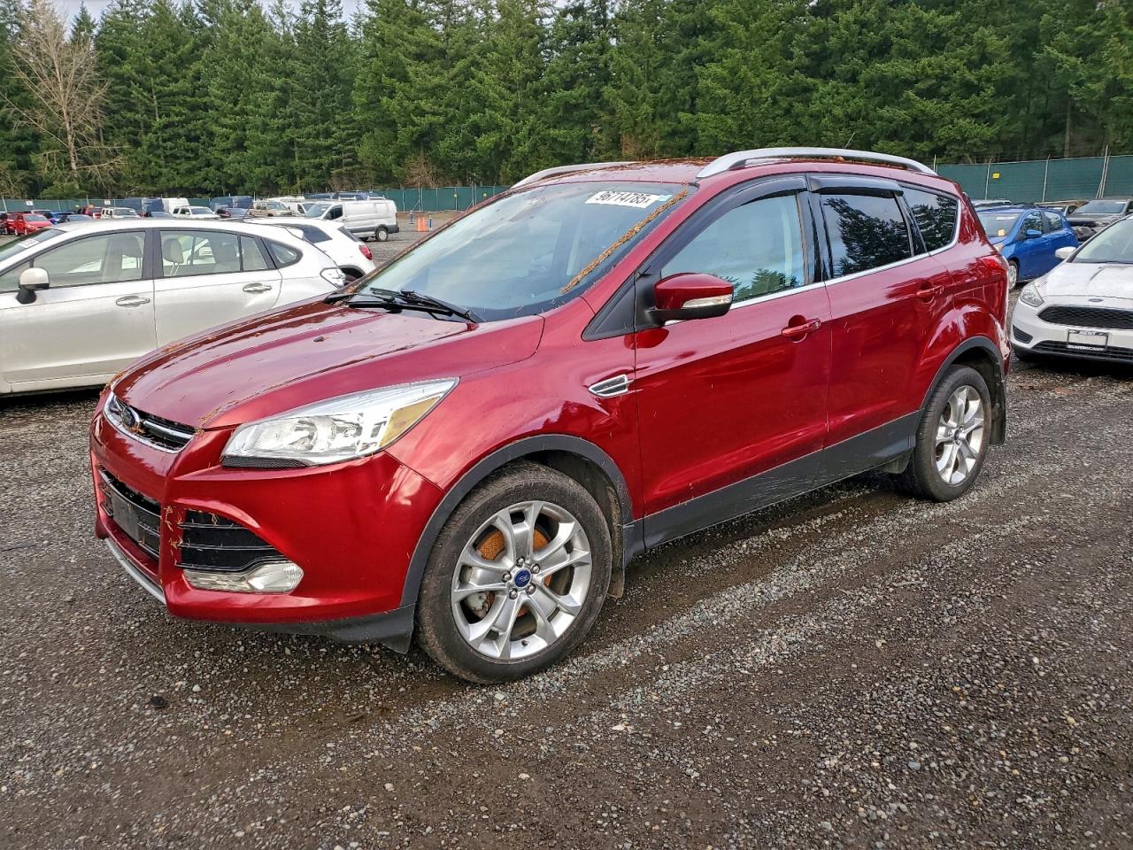 2014 FORD ESCAPE TITANIUM — REAR END damage — photo 1