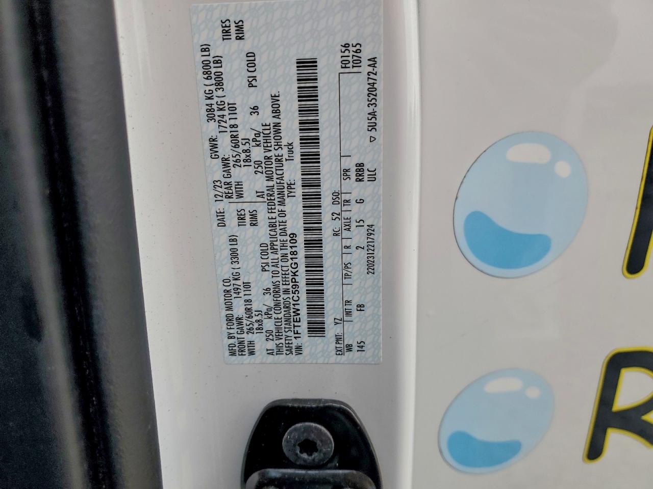 2023 FORD F150 SUPERCREW photo 12