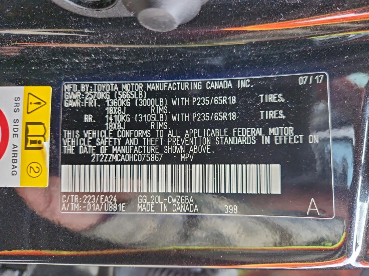 2017 LEXUS RX 350 BASE photo 13