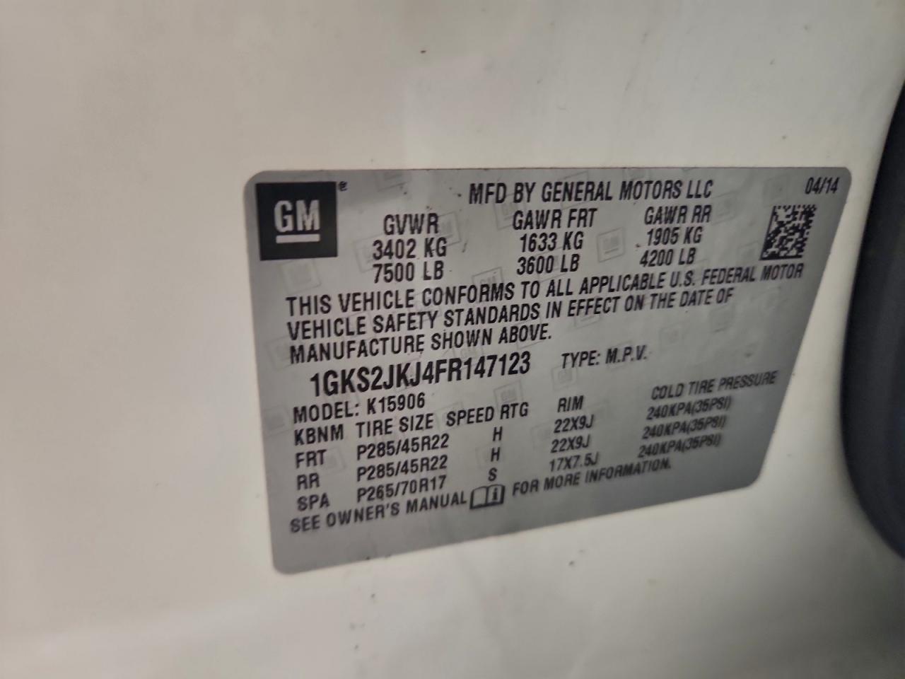 2015 GMC YUKON XL DENALI photo 25