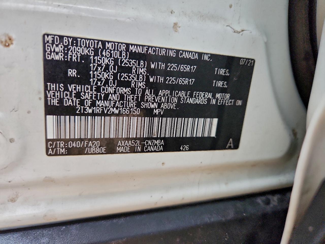 2021 TOYOTA RAV4 XLE photo 13