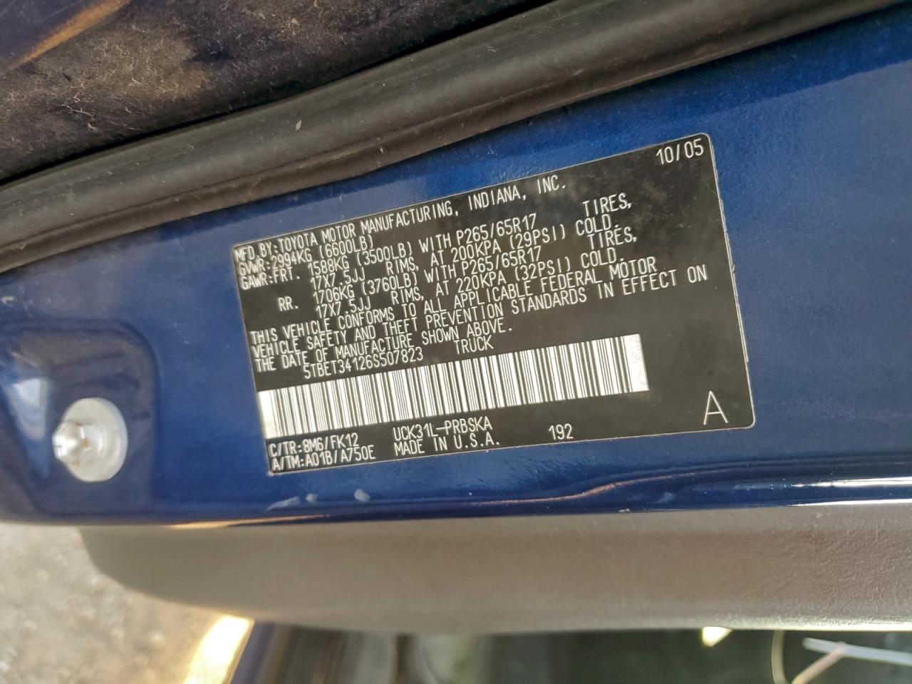 2006 TOYOTA TUNDRA DOUBLE CAB SR5 photo 23