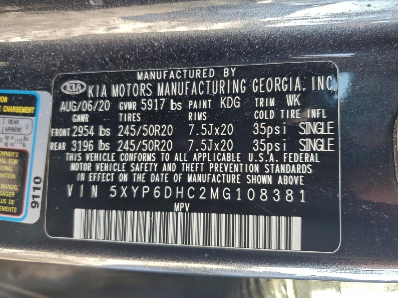 2021 KIA TELLURIDE S photo 23