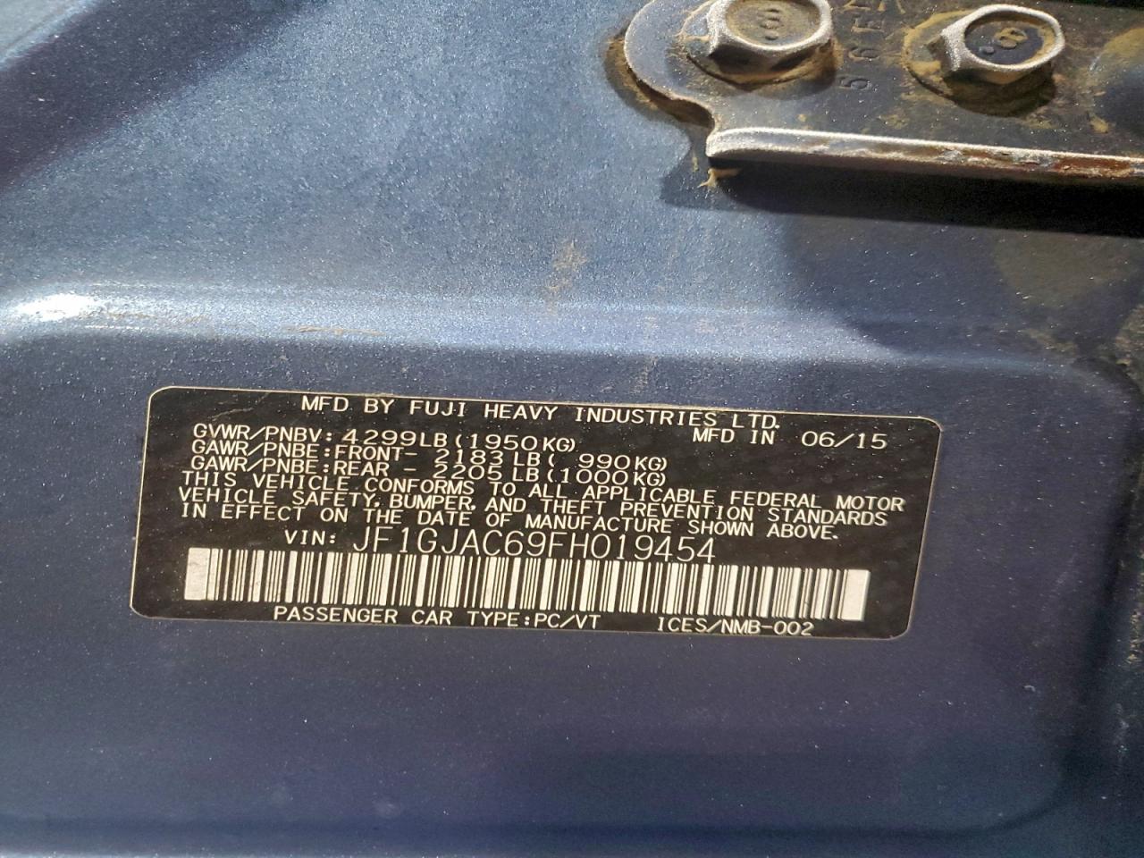 2015 SUBARU IMPREZA PREMIUM photo 12