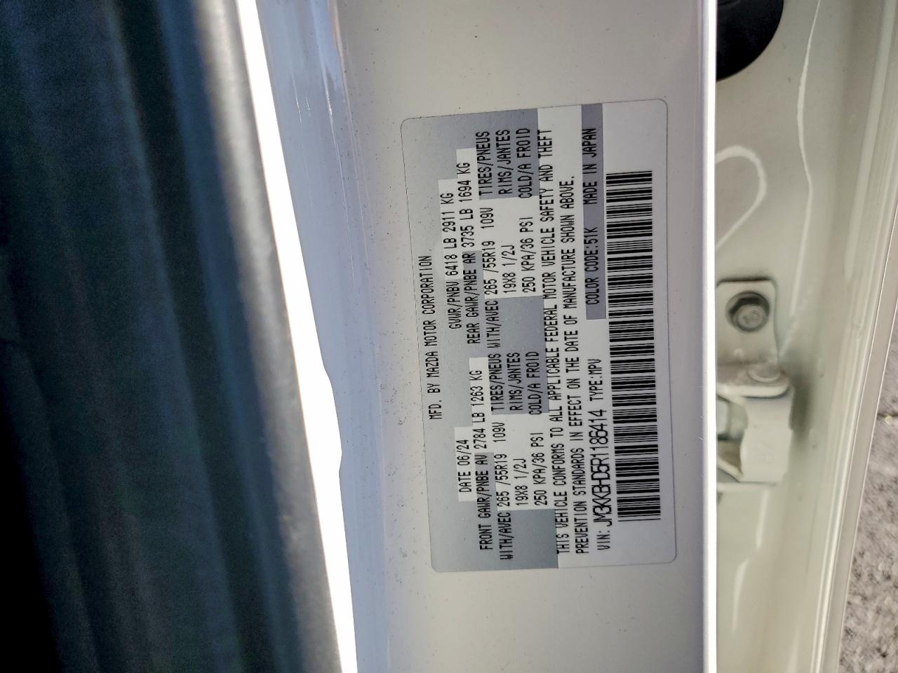 2024 MAZDA CX-90 PREFERRED photo 13