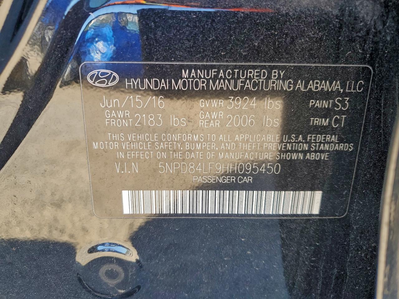 2017 HYUNDAI ELANTRA SE photo 13