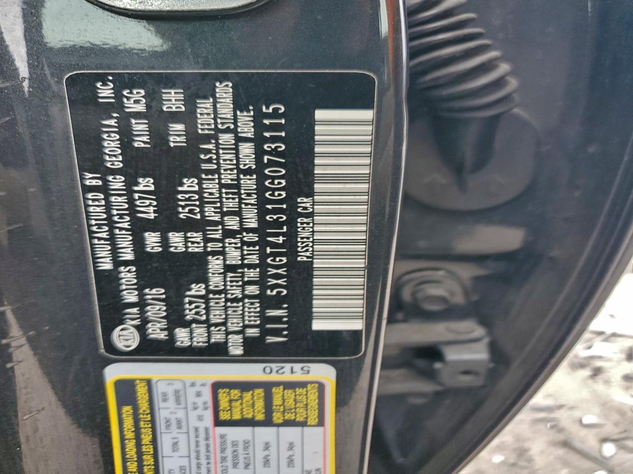 2016 KIA OPTIMA LX photo 12