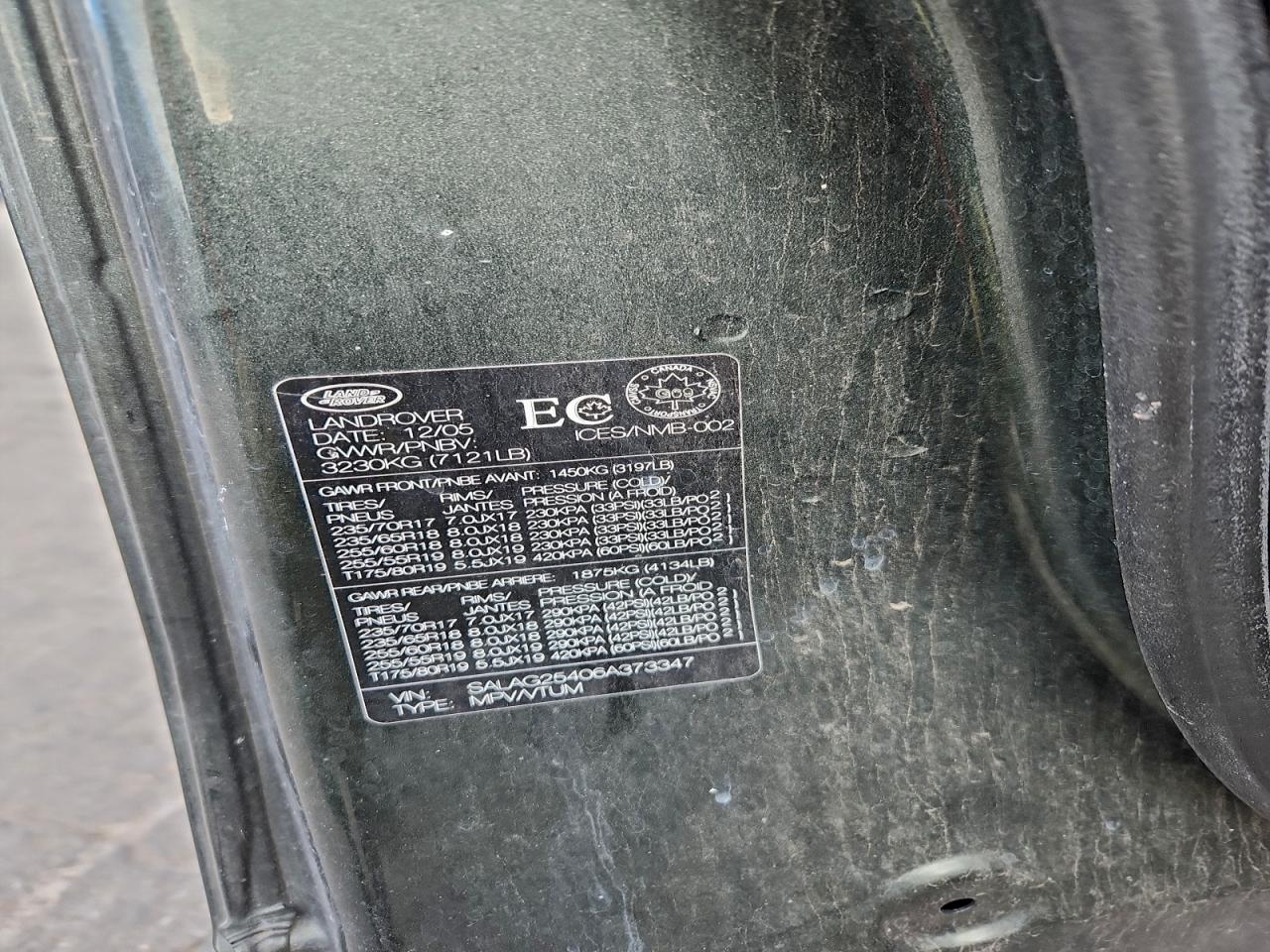 2006 LAND ROVER LR3 HSE photo 13