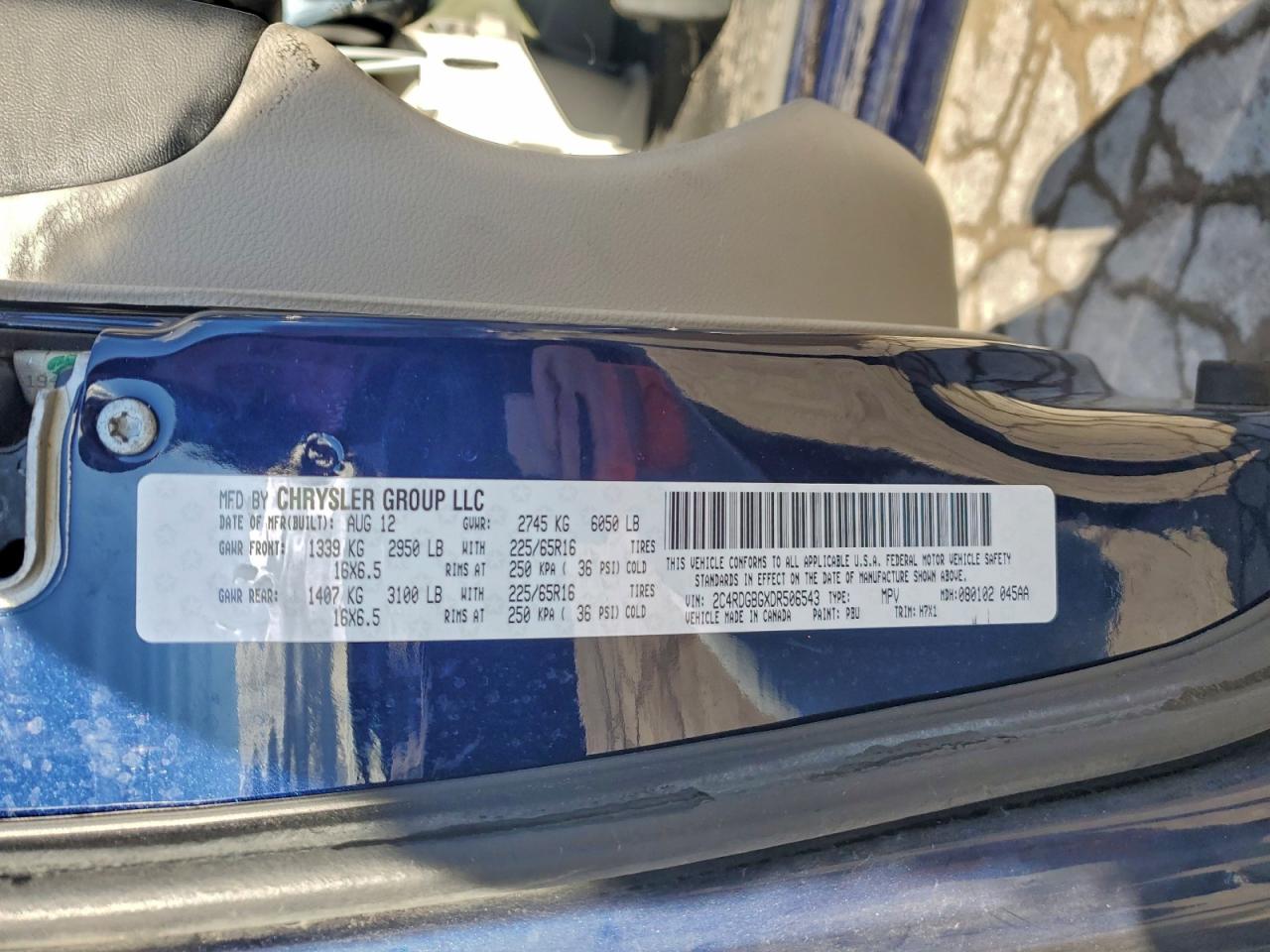 2013 DODGE GRAND CARAVAN SE photo 14